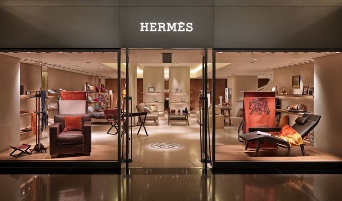 Vendas da Hermès crescendo em 2018