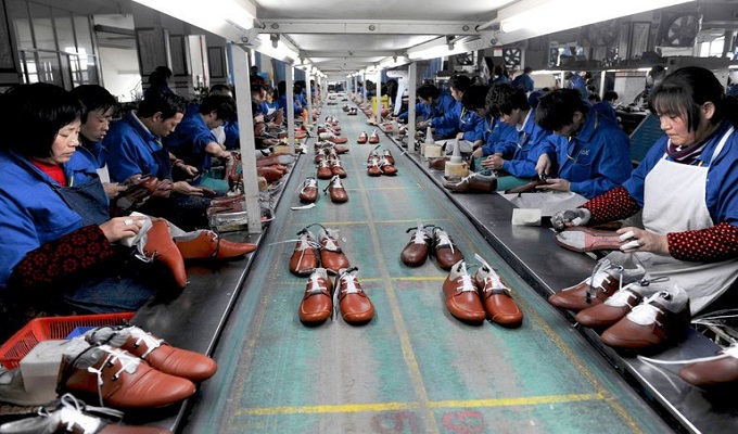 China aumentou produção de calçados de couro em 2017